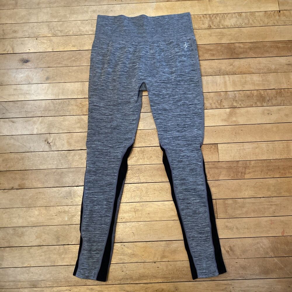 0 To 5 Leggings Women’s Size L/XL Gray/Black Stretch Pull On Stretch